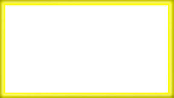 Yellow Plastic Rectangle Video Border Frame